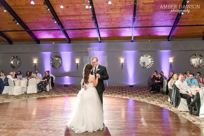 Bride and Groom Dance at Wedding Reception