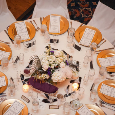 Table setting at an event by McHale's Catering & Events